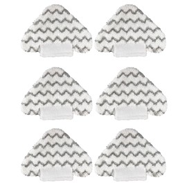 6 Pack Steaming Mop Replacement Pads Triangle for Shark Lift-Away Genius S3973 S3973D S5003D S6001 S6002 3973WM S5002 Steam Pocket Mop Series