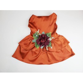 Wedding Dog Dress | Dog Flower Girl Dress | Terra Cotta Wedding | Dog Clothes XS-5XL (XXX-Large)