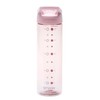 Smash Chugger Water Bottle with Water Timings 700ml Pink