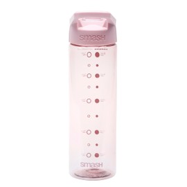 Smash Chugger Water Bottle with Water Timings 700ml Pink