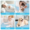 Bunlitent Washable Underpads, 36"x38", 4 Pack, Blue, Incontinence Bed Pads