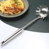 PIQIUQIU Spaghetti Spoon Server, Stainless Steel Pasta Spoon, Spaghetti Server