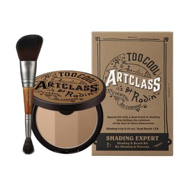 Too Cool for School Art Class By Rodin Shading Expert 9.5g + Dual Contour Brush, Neutral, 1 Piece / 투쿨포스쿨 아트클래스 바이로댕 쉐딩 엑스퍼트 9.5g + 듀얼 컨투어 브러쉬, 뉴트럴, 1개
