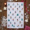 Ulster Weavers Xmas Christmas Ski Slopes Cotton Tea Towel