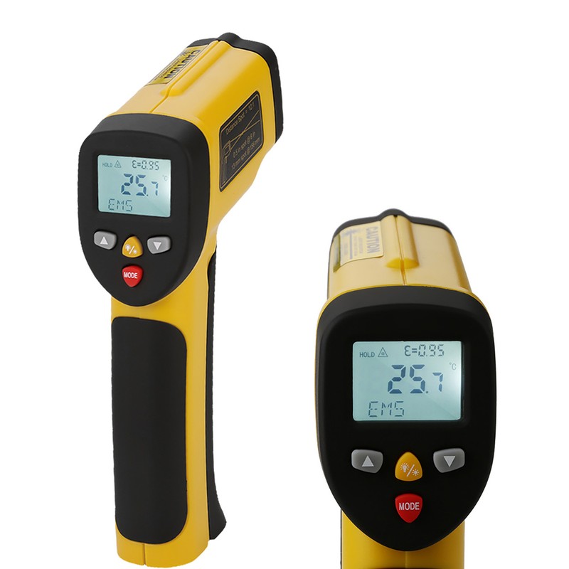 Handheld Digital Industrial Infrared Thermometer IR Laser Temperature Gun Tester
