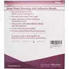 Silver Foam Dressing with Border 4″ X 4″ Central Foam