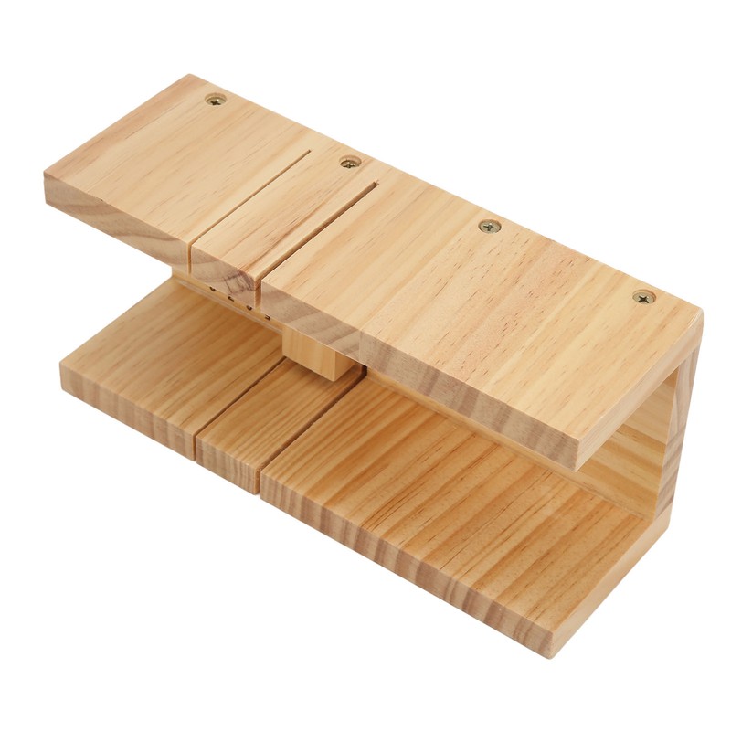 Soap Cutter Superb Polishing Rubber Wood Multipurpose Soap Cutter Slicer