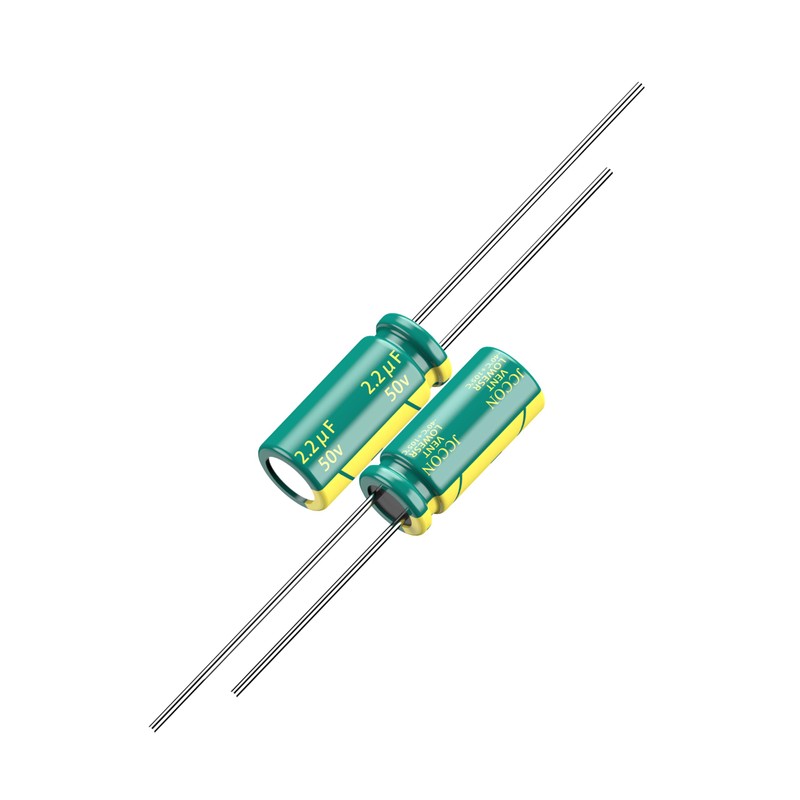 JCCON 10-Pack 50V 2.2uF Premium Quality Low ESR Electrolytic Capacitors