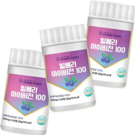 Charm goods Bilberry iVision 100 60 tablets 3 packs / 빌베리 아이비전 100 60정 3팩