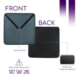 CamDesign 3mm Neoprene Equipment Protective Wrap/Dust Cover for Camera Lens (15 inch x 15 inch)