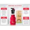 Kids Water Bottle - 350ml, Red | Stainless Steel |