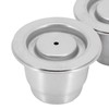 Coffee Capsule Set Stainless Steel Reusable Refillable Capsule Fit for