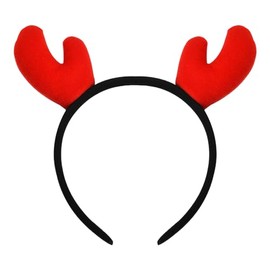 Christmas Reindeer Antlers Headband for Women Men Girls Boys Cute Elk Deer Hairband Headpiece Red Festival Xmas Christmas Hair Accessories Deer Costume Hair Decorations