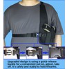 HOGIKUO Universal Shoulder Holster，Chest Holster,Concealed Shoulder Holster for Men,Fits 1911,M&P