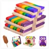 UCEC Colourful & Natural Wooden Sticks with Different Sizes, 400
