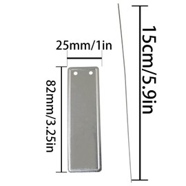 YHXiXi 20PCS Aluminum Tree Tags Metal Plant Labels Solid Stamping Tags Waterproof Outdoor Plant Markers for Outdoor Identification and Greenhouse