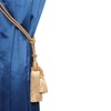 MALOINTEX 2 Pack Curtain Dual Tassel Tiebacks Tie-Backs, Handmade Rope