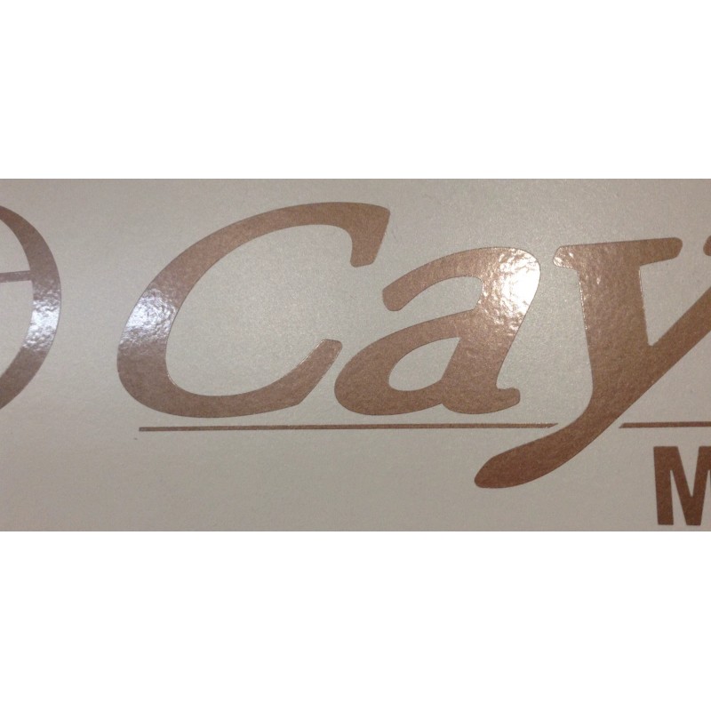 MONACO CAYMAN MONACO RV DECAL LOGO LEGEND 30.5x6" BRONZE MOTORHOME