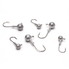 AIMALL 20PCS Jig Heads High Chemically Sharpened Hooks, Fishing Tackle for Freshwater and Saltwater Fishing