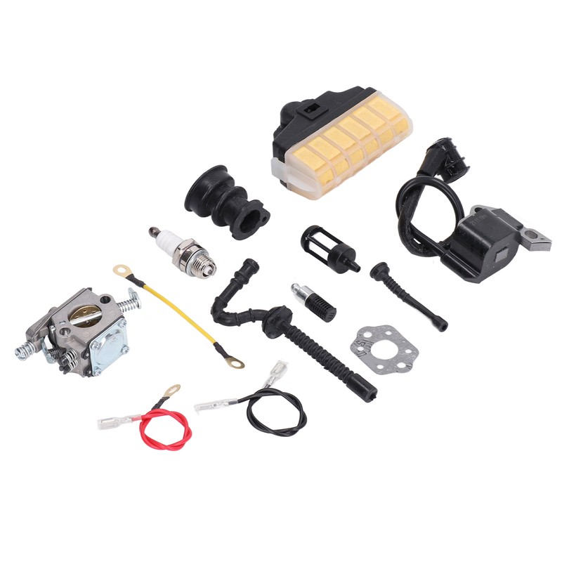 Chain Saw Ignition Coil Carburetor Set Chainsaw Carb Kit Filter