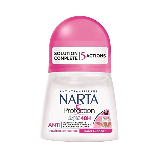 NARTA Anti--Transpirant Protection 5 Bille 50 ml â 1 StÃ¼ck