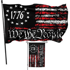 Niprden 1776 Flag 3x5 Ft and Garden Flags 12x18 Inch 13 Star American Vintage USA Betsy Ross Flags Indoor Outdoor Patriotic Decorative