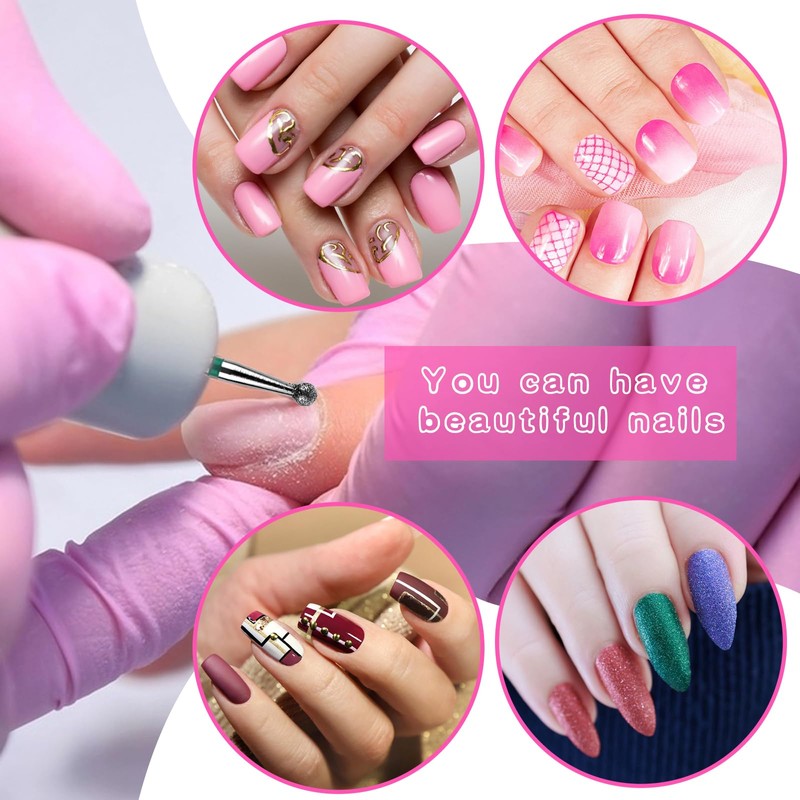 3 Pcs Diamond Ball Bit for Nails Professional Nail Drill