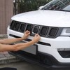 JeCar Grille Inserts ABS Grill Cover Exterior Accessories for Jeep