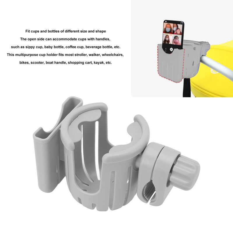 2 in 1 Stroller Cup Holder Multifunctional Thoughtful Stroller Universal