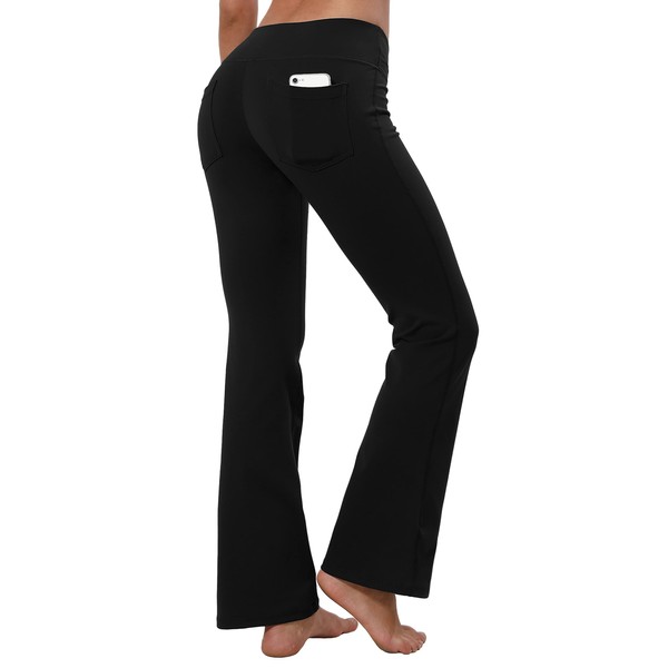 BUBBLELIME 29"/31"/33"/35" 4 Styles Women's Bootcut Yoga Pants Tummy Control
