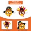 CZolden Thanksgiving Turkey Masks Art Craft Kit DIY Paper Masks
