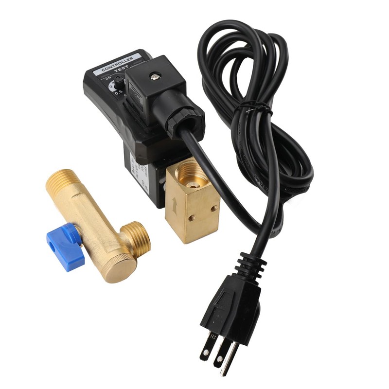 ECUTEE Automatic Timed Condensate Drain Valve 2 Pack 1/2 AC
