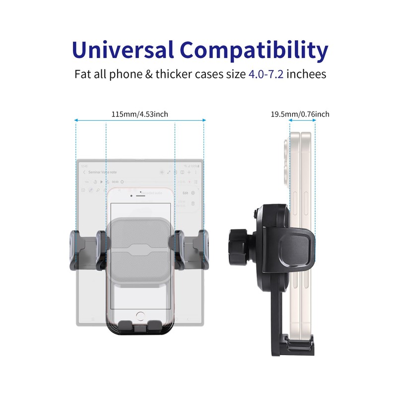 Auto Clamp Car Phone Holder for Kia Sportage 2023-2025, 12.3"