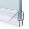 AmazerBath 3PCS Shower Door Bottom Seal for 1/4 Inch Glass