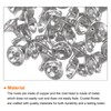 sourcing map 200pcs Crystal Rivets 10mm Rhinestone Rivets Rapid Stud