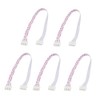 uxcell 5 Pcs 5Pin 2.54mm Pitch Female to Female Adapter