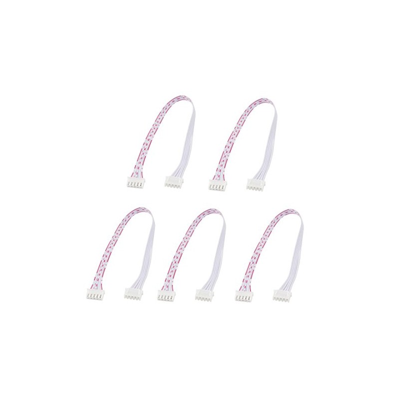 uxcell 5 Pcs 5Pin 2.54mm Pitch Female to Female Adapter