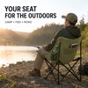 Portable Folding Moon Camping Chair with Carry Bag, 600D Oxford