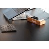 WOOD SHOW Qi Charging Clock, Digital Table Clock, Wireless Charging,