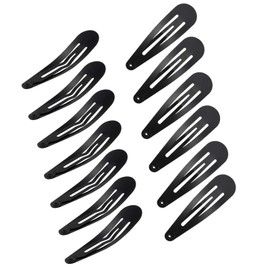 Pack of 49 hair clips, black, hair clips, metal, hair clips, girls, hair clips, metal for girls, children and women