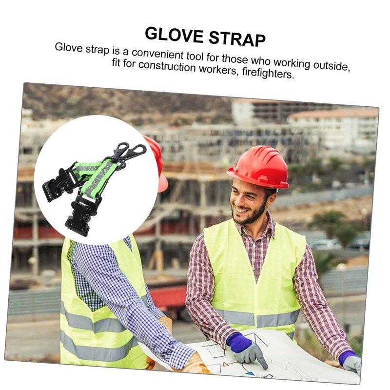 iplusmile 2pcs Firefighter Glove Holder Strap Durable Glove Fixing Accessory