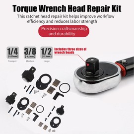 Ratchet Head Repair Kit, 72 Teeth Ratchet Socket Wrench Steel Ratchet Wrench Part Kit, Craftsmans Repair Kit for Various Repair Need