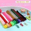 ZXIIXZ Pipe Cleaners Craft, 100Pcs Yellow Chenille Stems for Craft
