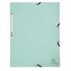 Exacompta 55573E - Lot of 3. 3 flap elasticated folder