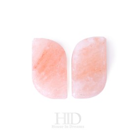 HID Natural Himalayan Salt Crystal Dry Soap Bars Scrubs with Almond Oil and Face Towel Complete Package Home Spa