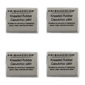Prismacolor Premier Kneaded Rubber Eraser, Large, 4 PACK
