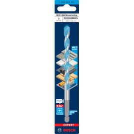 Bosch 1x EXPERT HEX-9 MultiConstruction Drill Bit (for Concrete, Soft tiles, Ø 7.00 mm, Professional Accessory Impact Drill/Driver, Rotary Drill/Drivers)