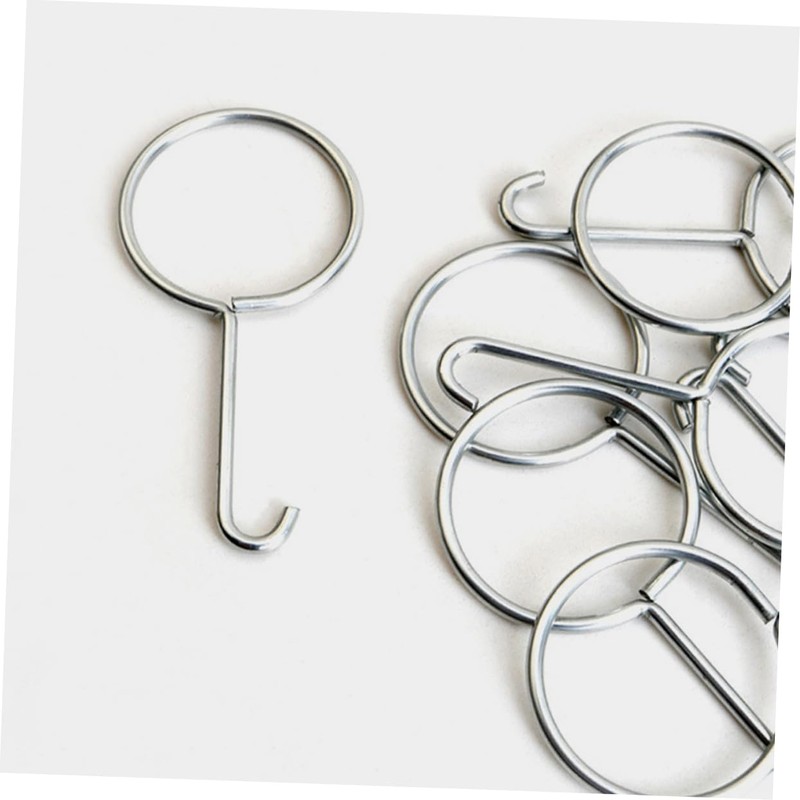 TEHAUX 10pcs Stainless Steel Drain Lifting Hooks Durable Shower Drain