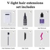 V Light Hair Extensions Kit Mini V Light Hair Extension