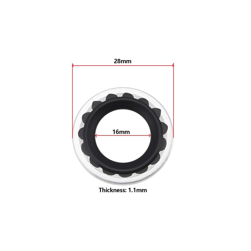 eMagTech Sealing Washers Set for Connecting Car Air Conditioning Compressor